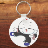 キュートシオパオカンフー武術アーツマンガートシャツ キーホルダー (正面)