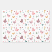 キュートシック誕生日 ラッピングペーパーシート (正面2)