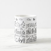 キュートシティドードル コーヒーマグカップ (中央)
