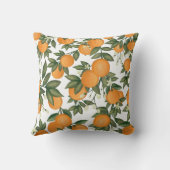 キュートシトラスオレンジグリーン誕生統計 クッション (裏面)