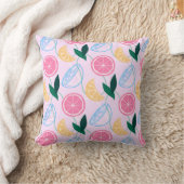 キュートシトラスパターン装飾用クッション クッション (ブランケット)