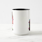 キュートシャム猫好きおもしろいクリスマスホリデーギフト マグカップ (中央)