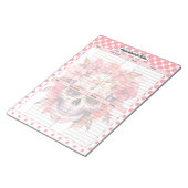 キュートシュガースカルアポイントメントノート ノートパッド (アングル)