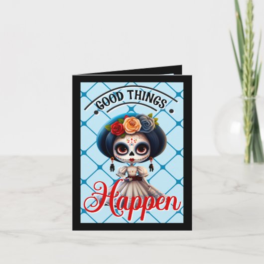 キュートシュガースカル サンキューカード (正面)