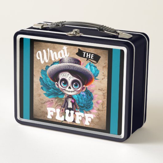 キュートシュガースカル メタルランチボックス (正面)