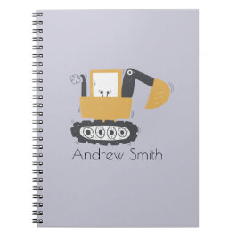 キュートショベルイラストレーション名前をカスタムする ノートブック