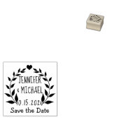 キュートシンプルな日付スタンプを保存 ラバースタンプ (押印)