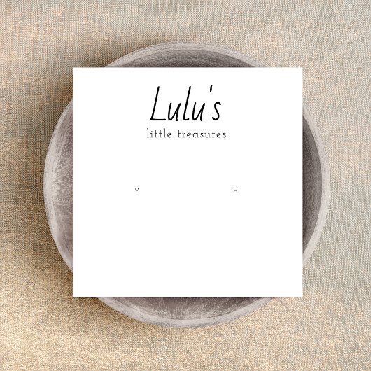 キュートシンプルホワイトスタッドイヤリングディスプレイ