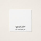 キュートシンプルホワイトスタッドイヤリングディスプレイ (裏面)