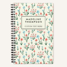 キュートシンプルボタニカルピンクブルーフラワーフローラ