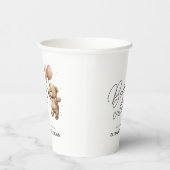 キュートシンプルモダンビーリースイートベビーシャワーパーティー 紙コップ (右)