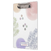 キュートシンプル抽象芸術ブラシストローク クリップボード (左)