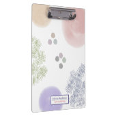 キュートシンプル抽象芸術ブラシストローク クリップボード (右)