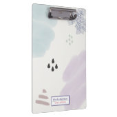 キュートシンプル抽象芸術ブラシストローク クリップボード (右)