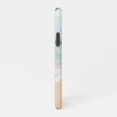 キュートシーガルオンサニービーチ&ブルー海 iPhoneケース (右側)