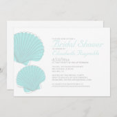 キュートシーシェルズデスティネーションブライダルシャワー招待状 招待状 (正面/裏面)