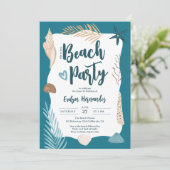 キュートシーシェルズパームビーチパーティースウィート16 招待状 (スタンド正面)
