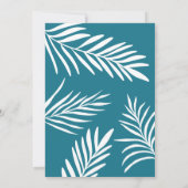 キュートシーシェルズパームビーチパーティースウィート16 招待状 (裏面)