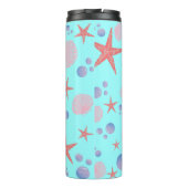 キュートシーシェルヒトデ沿岸夏海ビーチ タンブラー (裏面)