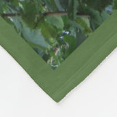 キュートシープ食べ物葉フリースブランケット フリースブランケット (角)