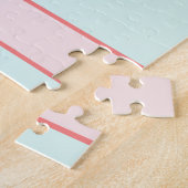 キュートシープ&スターズモノグラムのチルドレンパズル ジグソーパズル (側面)