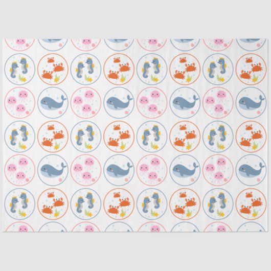 キュートシーライフコレクション6bクラフティング 薄葉紙 (正面)