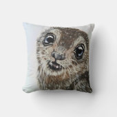 キュートシールカップポートレートアクリル クッション (正面)