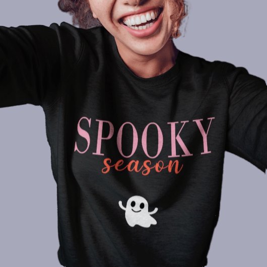 キュートシー不気味ズンハロウィーン幽霊 スウェットシャツ