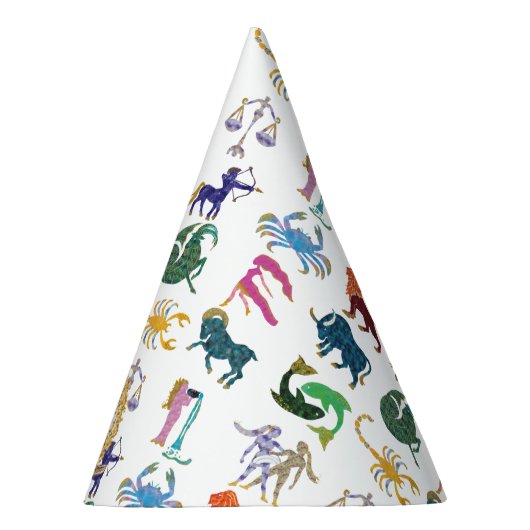 キュートジェミニ〔占星術の〕十二宮図誕生日 パーティーハット (右)