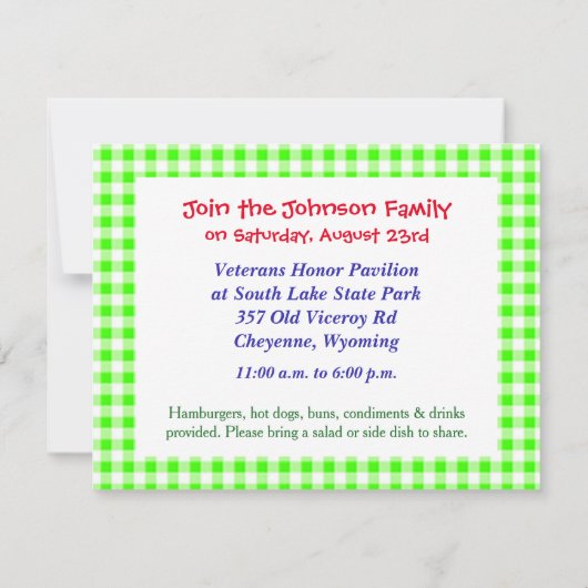 キュートジャンピングキッズファミリー懇親会招待状 招待状 (裏面)