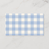 キュートジャンベビーデニムベビーシャワーブズベビー エンクロージャーカード (裏面)