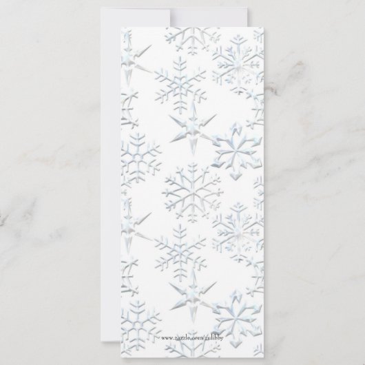 キュートジンガーブレッドクッキーエクスチェンジホリデー招待状 招待状 (裏面)