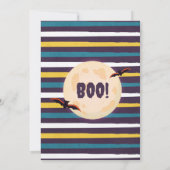 キュートジンジャーウィッチハローウィンパーティ招待状 招待状 (裏面)