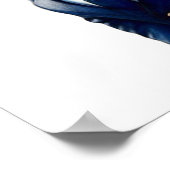 キュートジンジャーキャットボスデザイン ポスター (角)