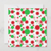 キュートジンジャーブレッドクッキーエクスチェンジホリデー招待状 招待状 (裏面)