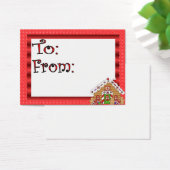 キュートジンジャーブレッドハウスギフトラベル (デスク)