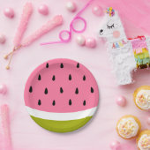キュートスイカ紙プレート ペーパープレート (パーティー)