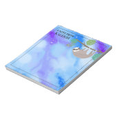 キュートスインツリーブランチブルースカイパーソナライズされた ノートパッド (回転)