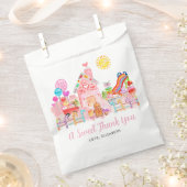 キュートスウィートお祝いキャンディランド子供の誕生日 フェイバーバッグ (クリップ留めされた状態)
