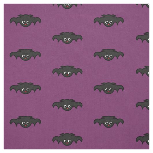 キュートスウィートかわいいこうもり ファブリック (見本)