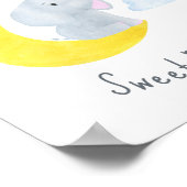 キュートスウィートドリームス引用文象子供部屋ウォールアート ポスター (角)