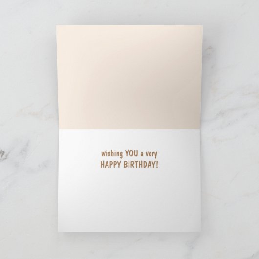 キュートスウィートヒツジ誕生日カード カード (内部)