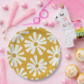 キュートスカンジデイジー紙プレート ペーパープレート (パーティー)