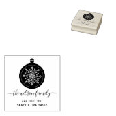 キュートスカンジナビアオーナメント北欧差出人住所 ラバースタンプ (押印)