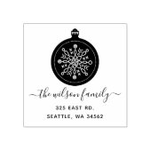 キュートスカンジナビアオーナメント北欧差出人住所 ラバースタンプ (インプリント)