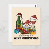 キュートスカンジナビア格言ホリデーデザイン ポストカード (正面/裏面)