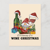 キュートスカンジナビア格言ホリデーデザイン ポストカード (正面)