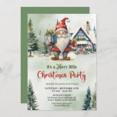 キュートスカンジナビア格言巨大スタイル冬 招待状 (正面/裏面)