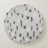 キュートスカンジナビア犬ニュートラルカスタム ラウンドクッション (裏面)