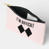 キュートスキーゲグダブルブラックダイヤモンドノベルティ アクセサリーポーチ (見開き)